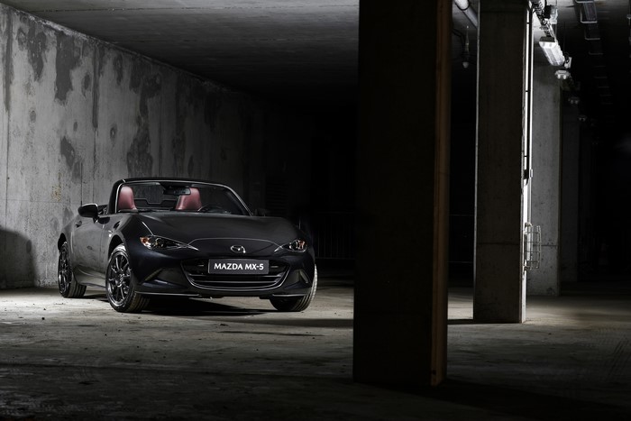 Grey Mazda MX-5 Cabriolet