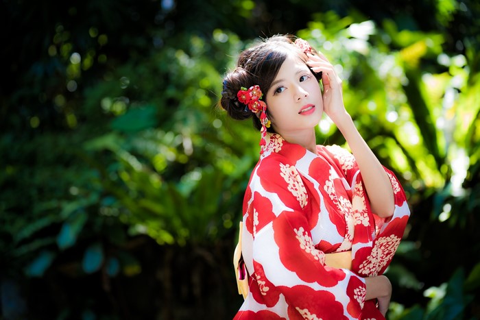 4k Asian Two Smile Hands Kimono Hd Wallpaper Rare Gallery