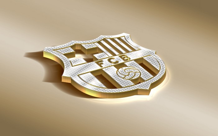 FC Barcelona 3D Emblem Illustration