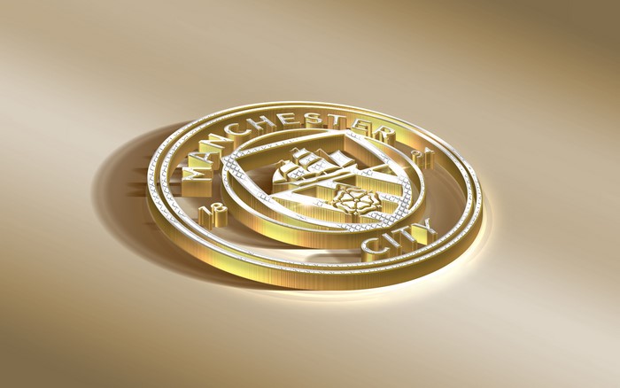 4K Manchester City Logo Emblem Design