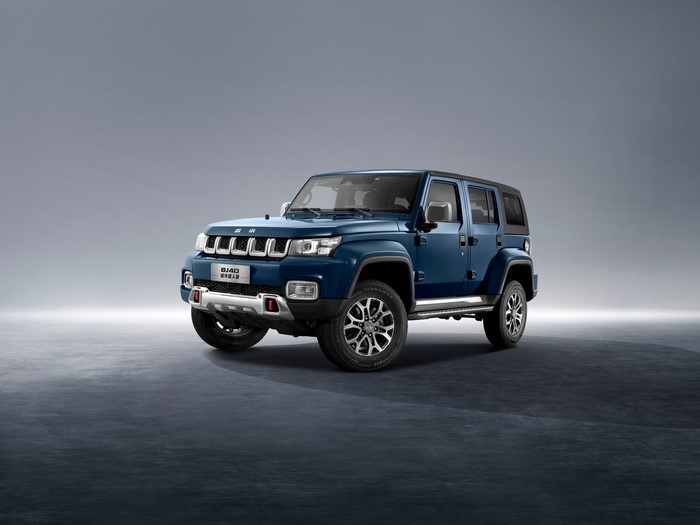 Blue Beijing BJ40C SUV by BAIC Beijing Group