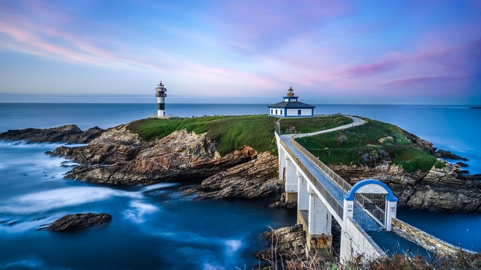Isla Pancha Lighthouses and Bridge, Spain