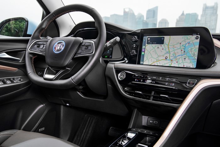 Buick Velite 7 2020 Interior with Steering Wheel and Infotainment Screen