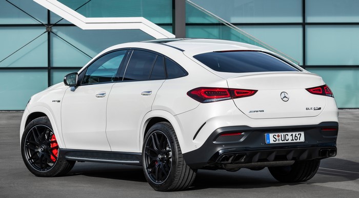 White Mercedes-Benz GLE 63 S 4MATIC AMG Coupe