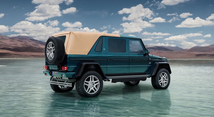 Mercedes-Benz Maybach G 650 Landaulet SUV in water