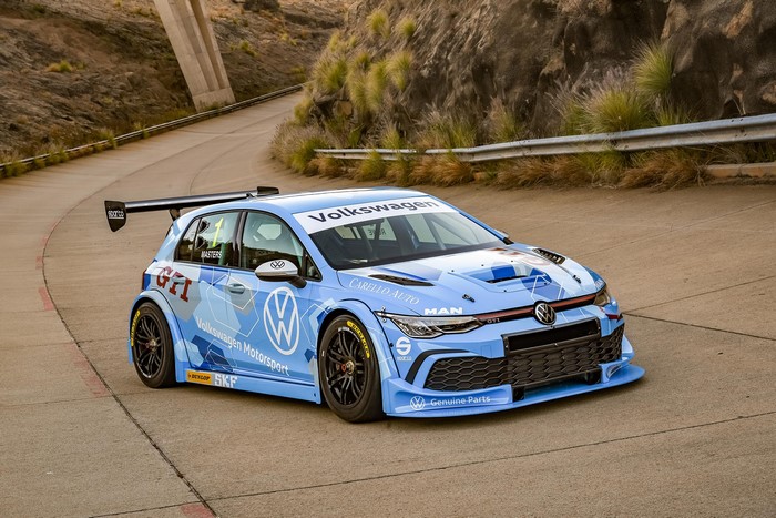 Light Blue Volkswagen Golf GTI GTC 2020
