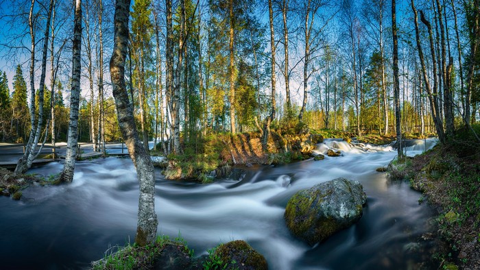 River Kitkajoki in Oulanka National Park, Finland