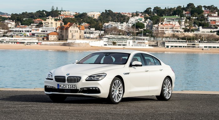 White 2015 BMW 650i Gran Coupe