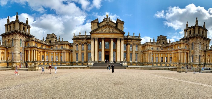 Blenheim Palace in Oxfordshire, England