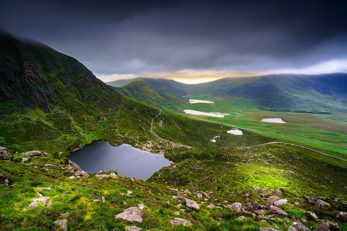 Mountains and Lakes in Kerry, Ireland