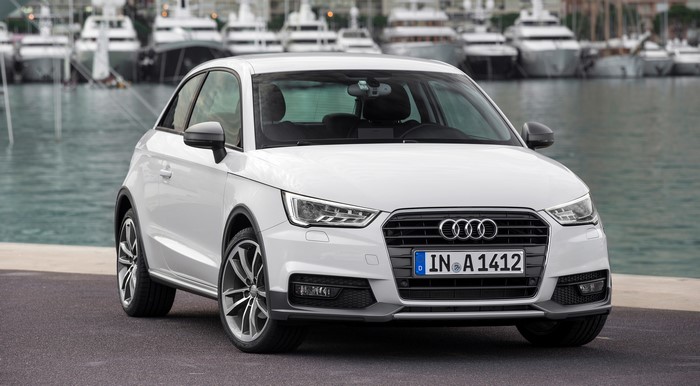 White Audi A1 Active TFSI Ultra Hatchback