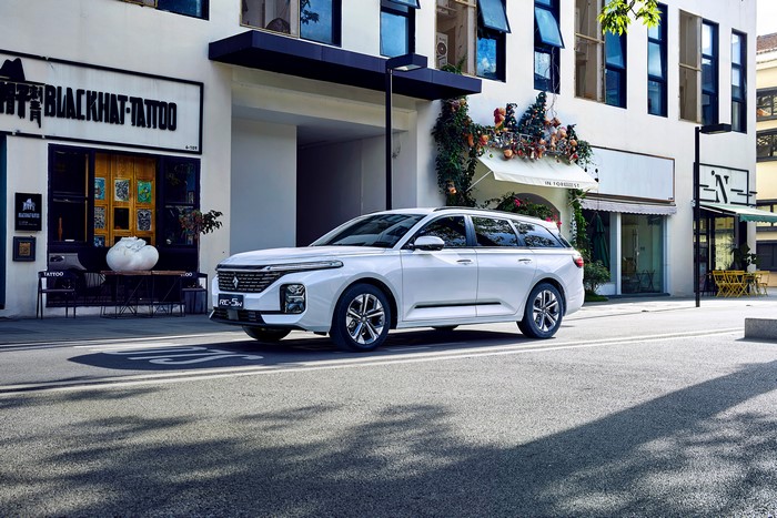 4K 2020 Baojun RC-5W Estate Car on Street