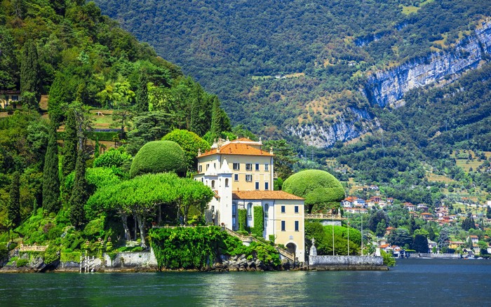 Villa del Balbianello on Lake Como, Italy