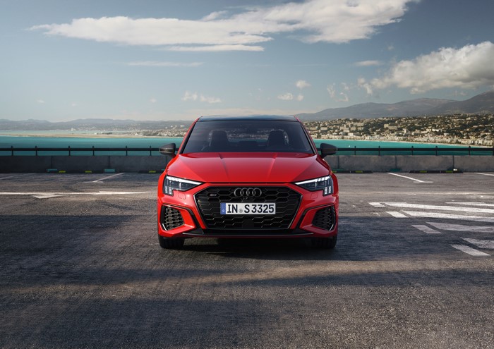 Red Audi S3 Sedan 2020