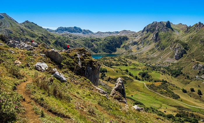 4K Somiedo Mountains Lake Valley Spain