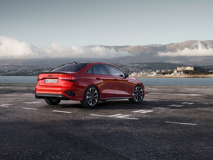 Red Audi S3 Sedan 2020