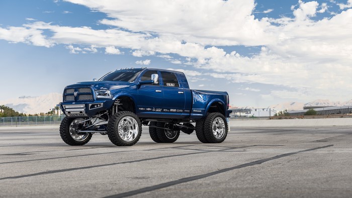 Blue Ram 3500 Pickup Truck