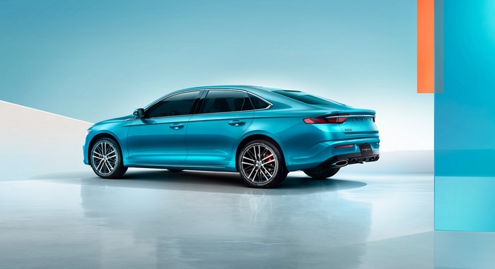 Geely Preface 2020 Metallic Light Blue Sedan