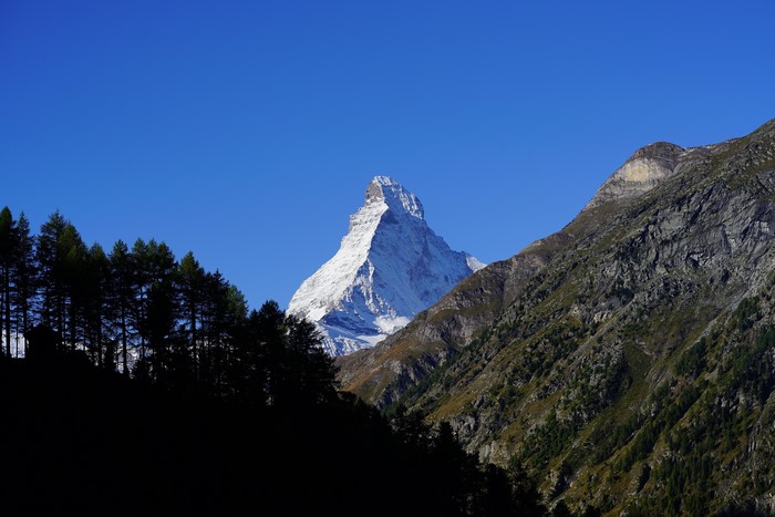 Matterhorn mountain in the Pennine Alps, Switzerland