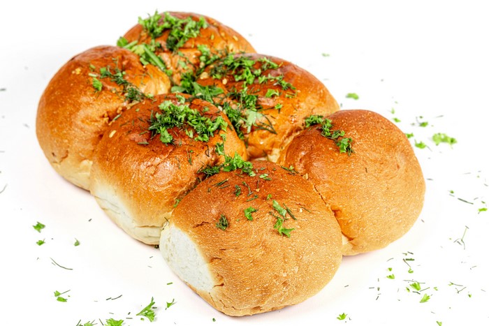 Garlic Herb Buns with Dill
