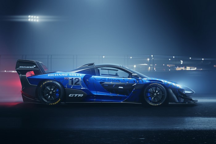 McLaren Senna GTR 12 Richard Mille Blue