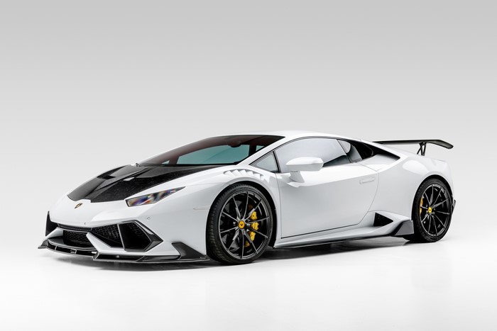 4K White Lamborghini Huracan Mondiale Edizione 2020