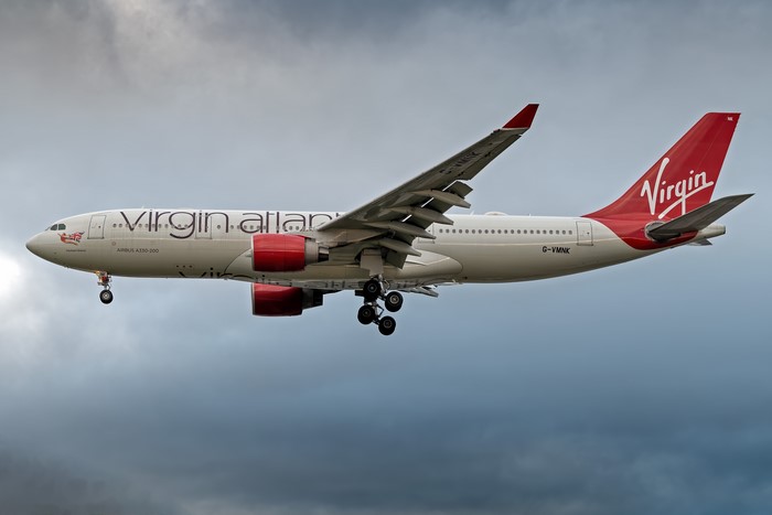 Virgin Atlantic Airways Airbus A330-200 Side View