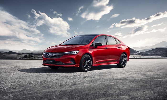Red 2020 Buick Verano GS