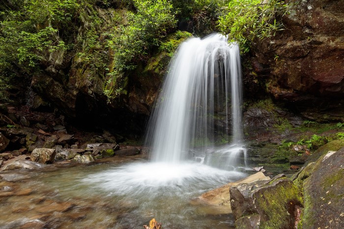 Waterfall in Great Smoky Mountains National Park, USA
