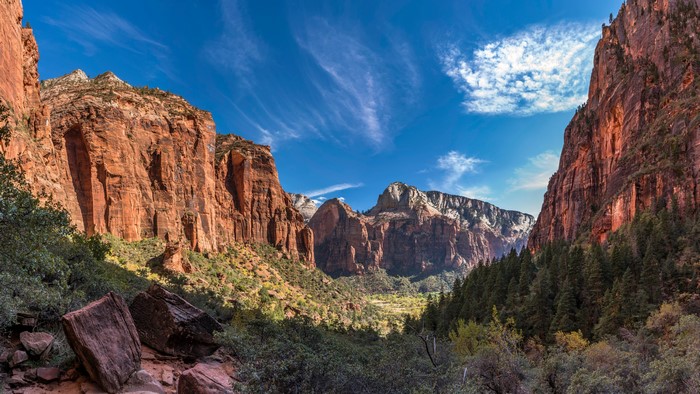 Zion National Park Mountains Landscape