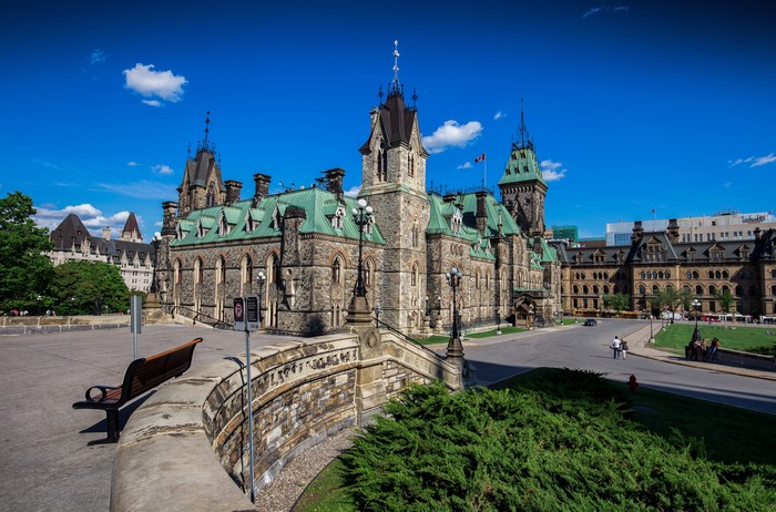 Parliament Hill in Ottawa, Canada