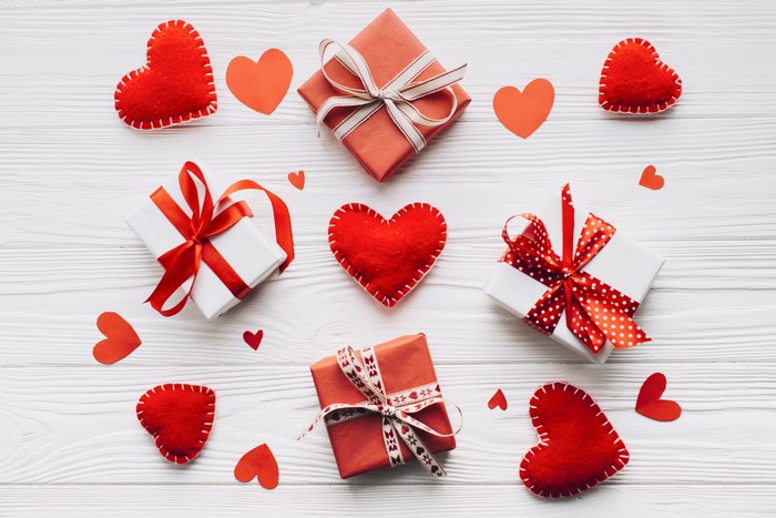Valentine's Day Gifts and Hearts