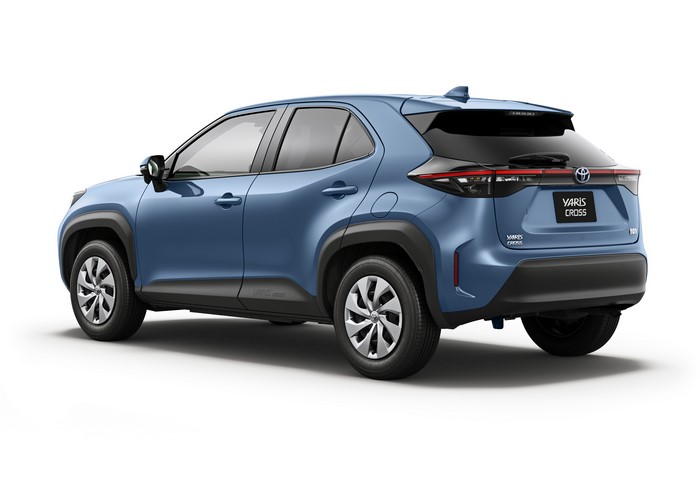 Blue Toyota Yaris Cross Hybrid X Crossover