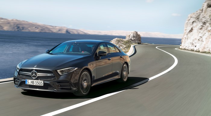 Mercedes-Benz CLS 53 4MATIC Sedan on a Coastal Road