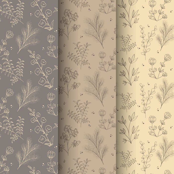 Floral Branches Texture Pattern