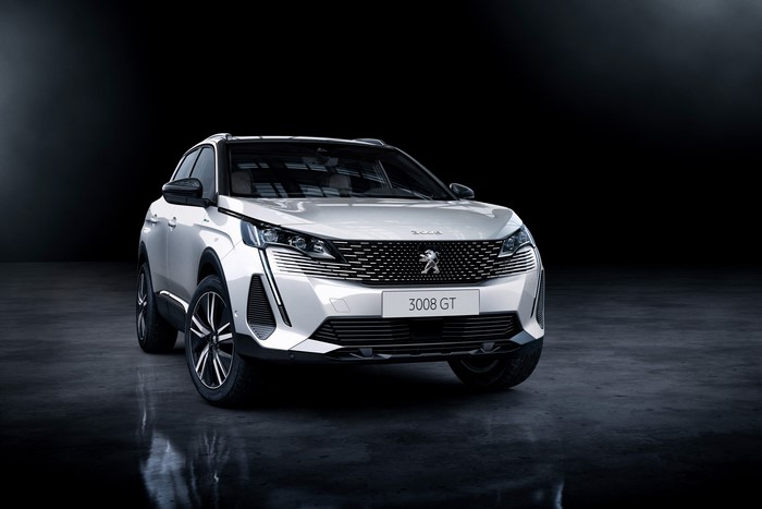 White Peugeot 3008 GT Crossover