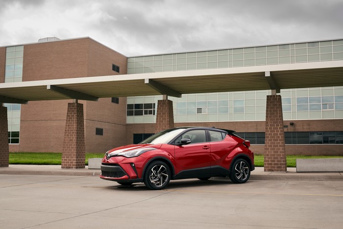 Red 2019 Toyota C-HR Crossover