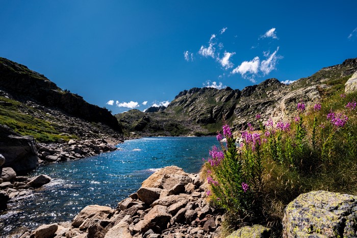 Juclar Lake in the Pyrenees, Andorra