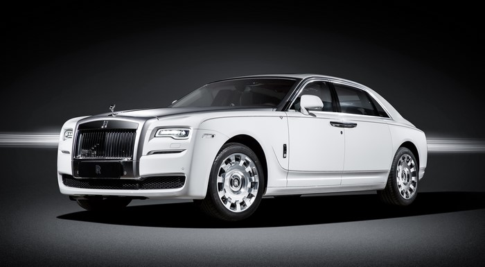White Rolls-Royce Ghost Sedan