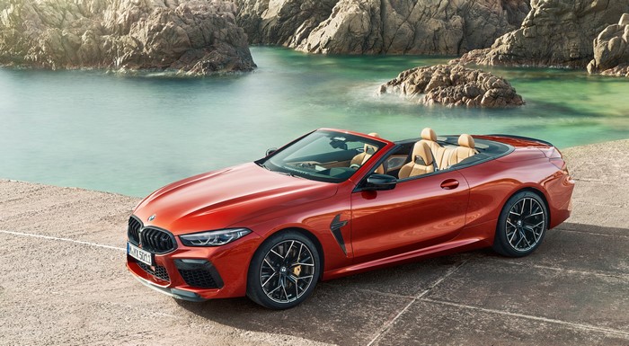 BMW M8 Competition Cabriolet 2019 Red