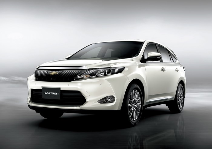 White Toyota Harrier Crossover