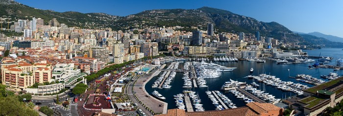 4K, Port Hercules, Monaco, Monte Carlo, Marinas, Motorboat, Yacht, Bay ...