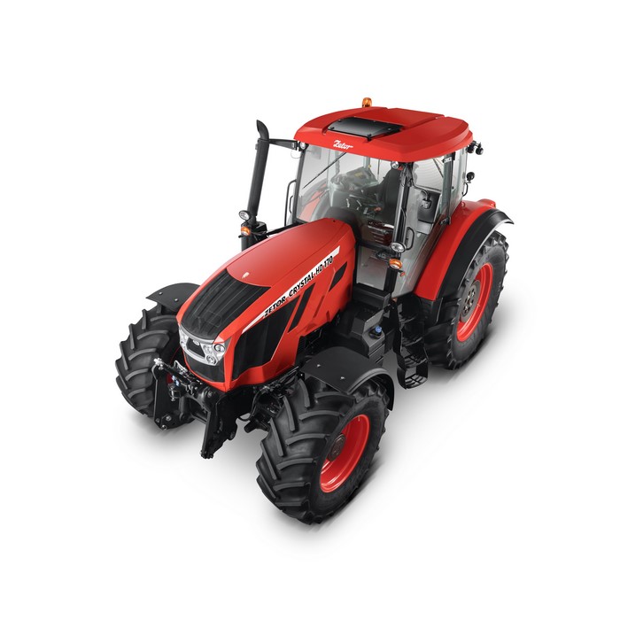 4K Zetor Crystal 170 Tractor from Above