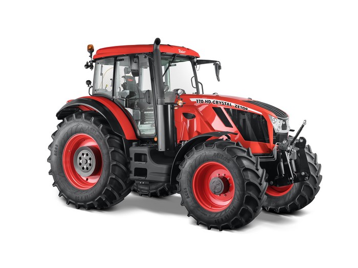 Red Zetor Crystal 170 Tractor