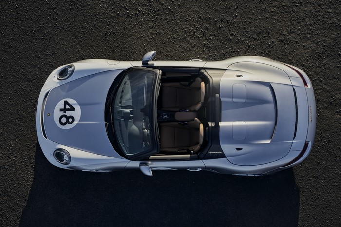 Porsche 991 Speedster 2019 from above