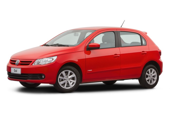 Red Volkswagen Gol Trend
