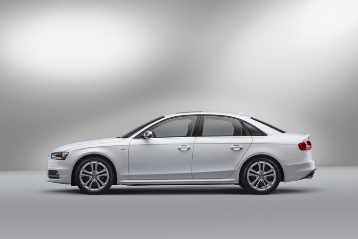 White Audi S4 Sedan