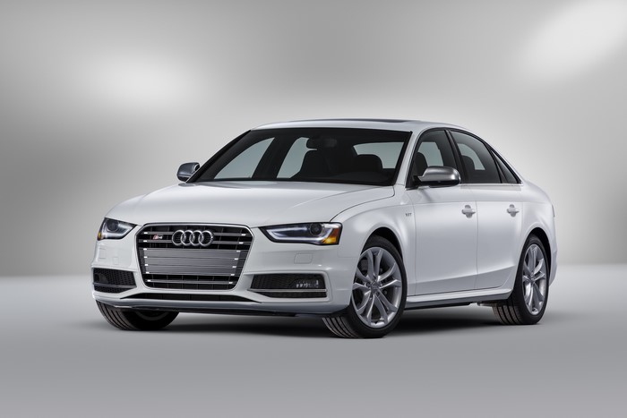 White Audi S4 Sedan