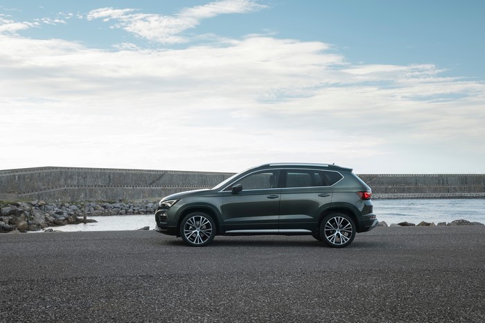 Seat Ateca Xperience Crossover parked by the sea