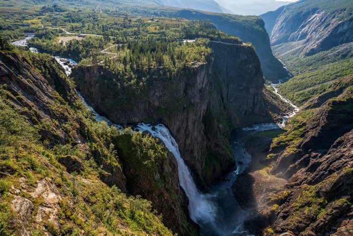 Voringsfossen Waterfall in Norway